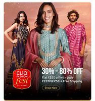 CLiQ Fashion Fest Upto 85% Off + Flat ₹250 Off via Code + Bank Offers (7th -11th Sept)