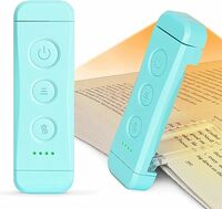 Glocusent USB Rechargeable Book Light for Reading in Bed, Portable Clip-on LED Reading Light