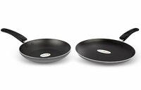 Greenchef Duo Pack ( Grey ) Cookware Set, Fry Pan and Flat Tawa