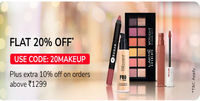 Tatacliq Palette-Flat 20% Off on Orders Above Rs.999 on Makeup