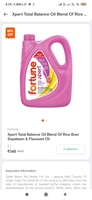 Swiggy instamart - Fortune xpert total balance 5litre @ 348 (user/location specific)