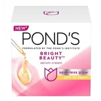 POND'S Bright Beauty SPF 15 PA ++ Day Cream 50 g, Non-Oily, Mattifying Daily Face Moisturizer - With Niacinamide to Lighten Dark Spots for Glowing Skin