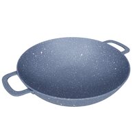 Lifelong LLCKDCK01 Aluminium Die Cast Kadhai 22 CM| 2.2 Litre Capacity| Non-Toxic| Gas Stove Safe | Hot Plate Safe | Scratch Resistant (Grey)