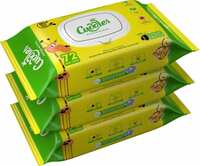Cuddles SUPER WIPES Baby Cleansing Wipes with Aloevera, Olive Oil and Vitamin-E  (216 Wipes)