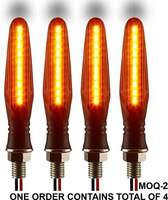 aksmit Front, Rear LED Indicator Light for Universal For Bike Universal For Bike  (Yellow) MOQ 2