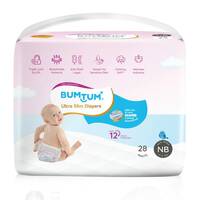 Bumtum Ultra Slim New Born Baby Diaper Pants 28 Count [5% Coupon]