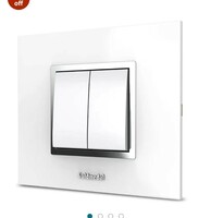 Goldmedal Switch Combo with Cover Plate - Nixon 10Amp Switch (2N) (White) 