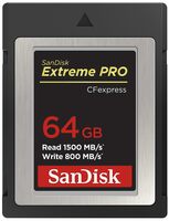 SanDisk Extreme Pro Cfexpress Type B Card,1500 MB/s R & 800 MB/s W, Black, 64GB