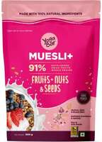 Yogabar Fruit and Nuts Museli wholegrain breakfast high fibre pouch  500 gms  