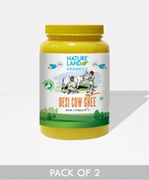 NATURELAND ORGANICS Premium cow ghee 2L