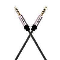 boAt AUX 500 Indestructible Male to Male Metallic Aux Audio Cable with Gold Plated connectors for Smartphone, 1.5 Meter (5 Feet)