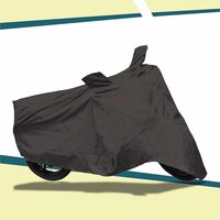 ARNV Branded Bajaj Pulsar Body Cover, Built Water Resistant Fabric, Comes with Pocket Mirror and Belt (Grey)