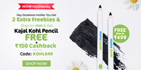 Mama Earth WOW Wednesday Buy for 649 & Get Free Charcoal Black Kohl Pencil + Rs.150 Cashback
