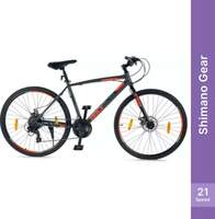 Lifelong BOLT 700C with Dual Disc 21 Speed 700C T Hybrid Cycle/City Bike (21 Gear Grey)