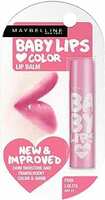 Maybelline New York Lip Balm, With SPF, Moisturises and Protects from the Sun, Pink Lolita & Baby Lips Cherry Kiss, Baby Lips, Pink Lolita, 4g