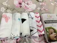 Linen Affairs Organic Cotton Baby Muslin Washcloth Baby Wash Cloth for New Born Face Towel for Kids Handkerchief for Toddlers Set of 5, Random Colors