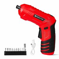 Buildskill Pro BIXO 3.6V Cordless Light Screwdriver Machine, Keyless Chuck, Led Light, 250RPM