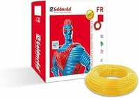 Goldmedal 6.0 Sq mm Fire Retardant Wire - 90m (Yellow)