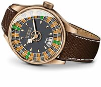DOUBLERUN New Stylist 3D Glass Date Function Multicolor Dial Man Watch