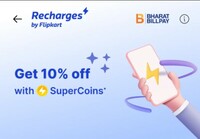 [Just Launched] Flipkart 10% Off on Recharges with Supercoins 