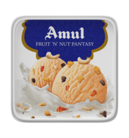 Amul Fruit and Nut Fantasy Box 1 Ltr Icecream  