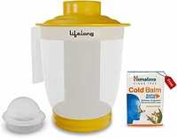 Lifelong LLS36 Steamer and Vaporizer Machine For Cold and Cough, Facial Steamer, Water Steamer for Adults & Kids (Yellow)