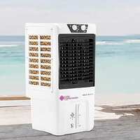 Casa Copenhagen, 27Ltr - 11.9RS10 Air Punch Collection Personal Air Cooler with Anti Bacterial Honeycomb Pads, 3rd Turbo Fan, Powerful Air Throw with Auto Swing - Black & White