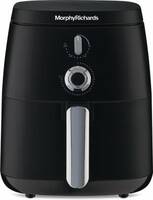 Morphy Richards Classic Knob Control, Non-Stick Coated Basket, Black Air Fryer  (5 L)