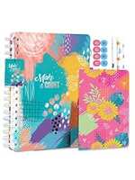 Doodle The Happiness 2024 Planner, Undated B5 Planner+4 Sticker Sheets+64 Pages Pocket Planner with Premium Gift Box, Activity Pages,To do lists,268 Pages,80 GSM I Wiro Bound
