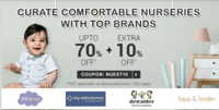Firstcry-Upto 70% Off + Extra 10% Off on Select Baby Nursery Essential Range