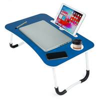 VISBY INDIA® Portable Folding Laptop Desk for Bed, Lapdesk with Handle