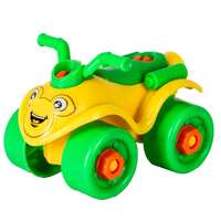 Toypoint DIY Toys | Kids STEM DIY Toys with 1 Screwdriver Tool | Building Toy - Quad Bike | Birthday Gift for Kids, Boys, Girls - Yellow