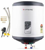 Longway Superb Gray with Free Installation Kit Automatic Instant Water Heater with Multiple Safety System & Anti-Rust Coating 5 Star Rated (25 Ltr)