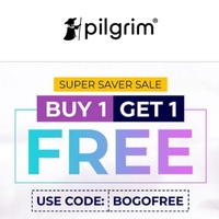 Pilgrim Super Saver Sale: Buy 1 Get 1 Free OR Buy 3 Products @Rs.999 + 2 Freebies