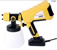 Asian Paints TruCare Paint Sprayer 750W With 950 ML Container | Electric Paint Sprayer With 2m Long Cable & VDE Plug | 2.5mm Nozzle | Motor Speed Up To 32000rpm/min|Suitable for Indoor & Outdoor Paint