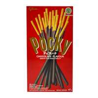 Pocky Glico Chocolate Cream Covered Biscuit Sticks, 47 g