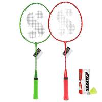 Silver's Junior JB-190 Combo-5 (2 Badminton Rackets, 3 Plastic Shuttlecock)