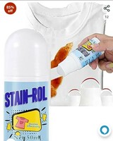 LANFFIA Stain Remover for Clothes | Multi-Purpose Roll Bead Fabric Clothes Stain Remover Pan | Instant Stain Remover for Cotton, Linen, Polyester, Blended Fabric, Denim, Down Jacket etc. 