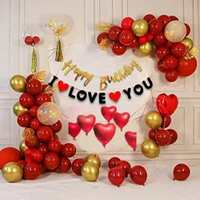 PARTY MIDLINKERZ Happy Birthday Decoration kit Combo - 45 Pcs for Birthday Decor  (Set of 45)