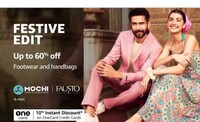 Amazon - Festive Edit - Upto 60% off Footwear and handbags Mochi - Fausto - Extra 10% Onecard