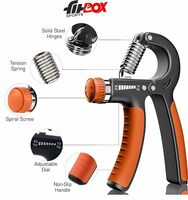 FitBox Sports Adjustable (10kg to 40kg) Hand Grip Strengthener, Finger Exerciser, Hand Gripper for Men & Women