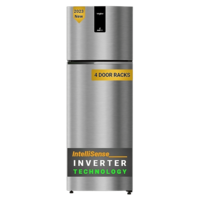 (lowest) Whirlpool Intellifresh DF278 231 Litres 2 Star Frost Free Double Door Refrigerator with 6th Sense Technology (Grey)