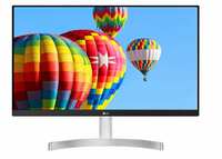 LG 24-inch (60cm), Full HD (1920x1080 Pixels) Slim IPS Panel Monitor, HDMI x 2, VGA Port, 75 Hz Refresh Rate, AMD Freesync, 3 Side Borderless Slim Design - 24MK600M-W, White