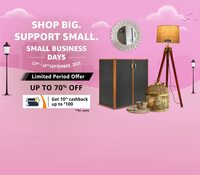 Amazon Small Business Days up to 70% off + Extra 10% with rewards (22nd - 24th September)
