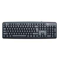 Croma Wired Keyboard with Number Pad (Robust Design, Black) 24 Month Warranty