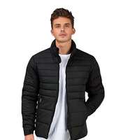 [Apply 40% Off Coupon]Scott International Men's Quilted Puffer Jacket - Heavyweight for Winters, Elastic Cuffs, Zipped Pockets, Casual Winter Jacket - Stylish Outerwear for Men