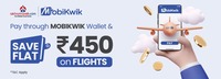 Akbar Travels - Save Flat Rs. 450 on Flights
