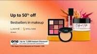 Lakme MyGlam & More Bestseller Makeup Upto 50% off + Bank offers