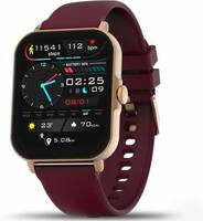 PA Maxima Max Pro Spire 1.96'' HD Display BT Calling, 600 Nits, Metal Build,Rotating Crown Smartwatch 