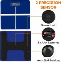 beatXP Blue Plus Digital Weighing Machine |LCD Panel |Thick Tempered Glass |Electronic Weighing Scale on Flipkart